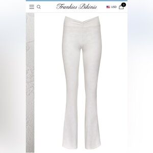 Frankie’s Bikinis Clementine Low Waist Flare Legging